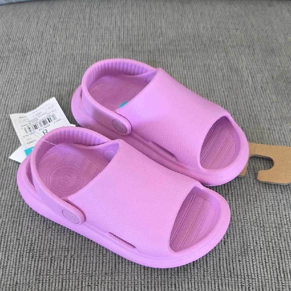 Reef, Pink, Little Rio Slides, Size 8, NWT